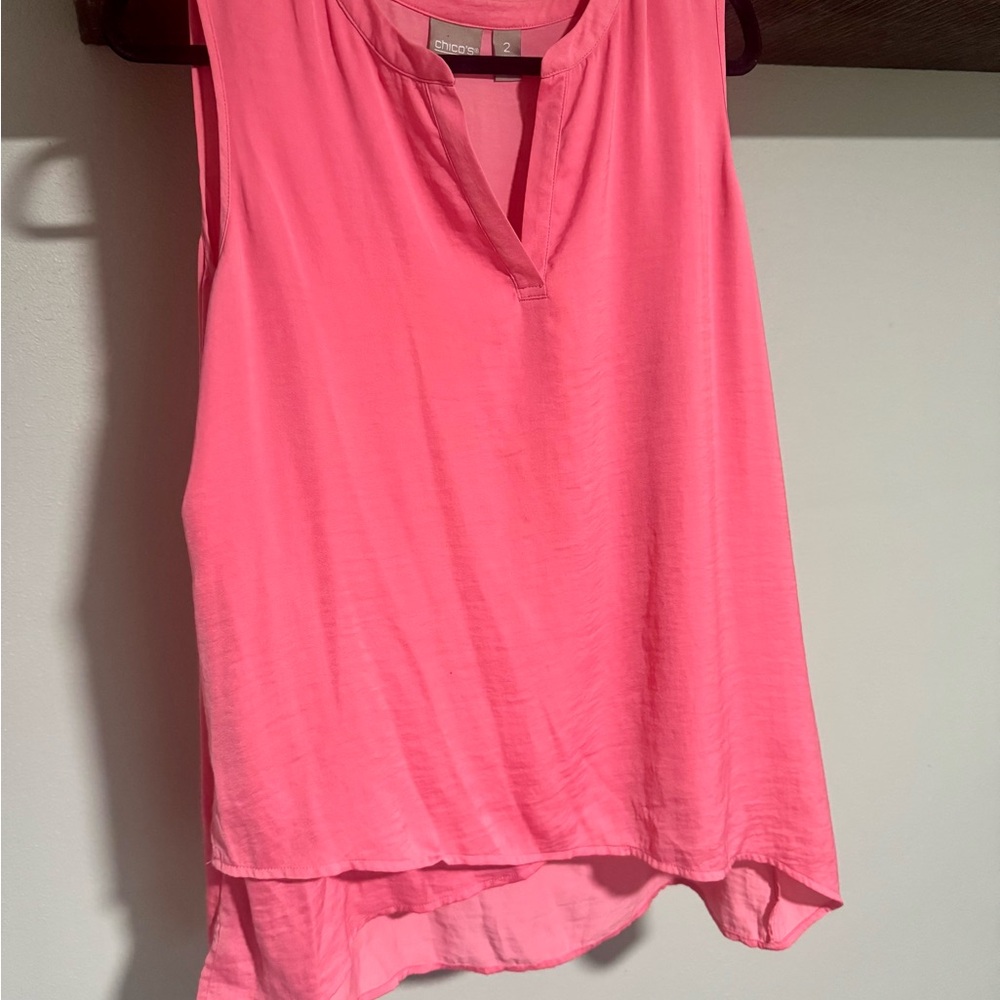 Chico's Pink Sleeveless Top